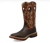 12" Waterproof Western Work Boot