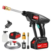12V/21V/220V High Pressure Car Wash Spray Gun Washer Nozzle Cleaner for Auto Home Garden Washing Machine