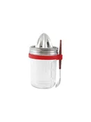 10 oz. Glass & Stainless Steel Jar w/ Juicer, Spoon & Silicone Ring Spoon Holder