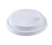 10-24oz Paper Coffee Cup Lids - 90mm - White
