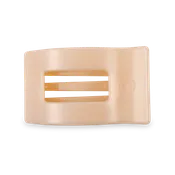 Flat Rectangle Hair Clip | Medium | Almond Beige