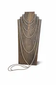 4mm Sterling Silver Bead Necklace
