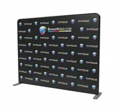 10×8 Tube Step and Repeat Fabric Display