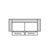 Bedford - Reclining 2 Cushion Sofa 84"x40"