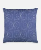 Anchal Prism Throw Pillow Cover in Slate