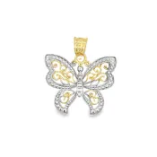 10K Elegant Butterfly Pendant