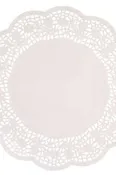 10.5" Round White Doilies (16 counts)