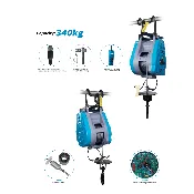 340 Brushless Mini Electric Winch