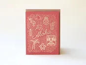 Aloha - Foil Stamped Greeting Card — M.C. Pressure