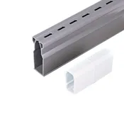 10′ MICRO CHANNEL GRAY W/CPLG 10′  10/CTN – SOLD BY CARTON