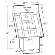 12 Pocket Reversible Display