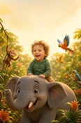 Personalized Animal Children's Book