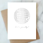 Abigail Jayne Design - Disco Ball Birthday Greeting Card | Birthday & Congrats
