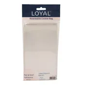 0.35 Mil Polypropylene Self-Sealing Cookie Bag - 4" x 6" 100 pack