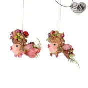 Goodwill Kissing fish ornament Fairy Banquet set of 2