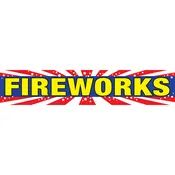 2′ x 10′ Patriotic “FIREWORKS” Vinyl Banner