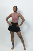 Circular Lace Tennis Skirt with Built-in Shorts & Pockets | Twodiamondfit