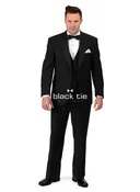 “Maddox” Black Notch Lapel Tuxedo