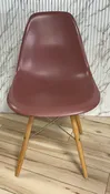 Modway Pyramid Dining Side Chair-Pink/oak
