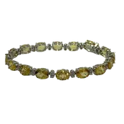 Eternity Bracelet - White Gold
