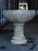 Antique French Pedestal Planters