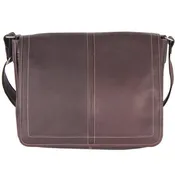 Acadia Leather Laptop Messenger Bag