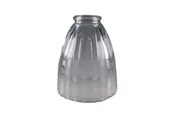 2 1/4" Clear Glass Rib Shade — Yankee Barn Lighting