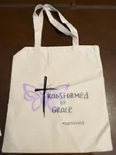Transformed By Grace Canvas Tote Bag