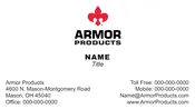 ARMOR Products Business Card