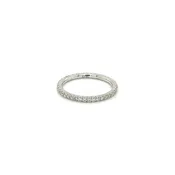 13k white gold diamond eternity band 0.49ct