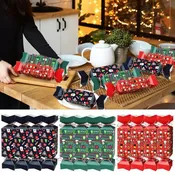12 Pack Christmas Candy Gift Boxes Creative Gift Packaging Boxes, Holiday Cookie &amp; Snack Box, New Year Treat Packaging
