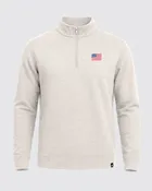 American Flag Ash Grey Heritage Pullover