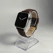Brown Genuine Calf Skin Wrist Band