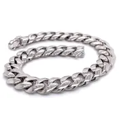 14K White Gold Men’s Bracelet