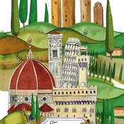 Bell'Italia Table Runner, 100% Linen, Positano or Toscana, Made in Italy