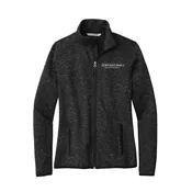 Port Authority – Women’s Sweater Fleece Jacket – Black Heather