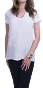 Cotton Blend V-Neck