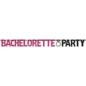 Bachelorette Party Glitter Banner