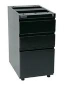 22″ Open Top Pedestal w/ Adj Glides – Metal Files, Storage & Pedestals – PTO22BBF-B