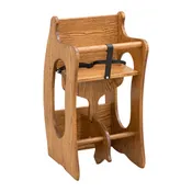 3-in-1 Oak Wood High Chair | FW