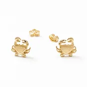 #1382 TINY CRAB POST EARRING