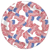 10" Stars and Stripes Paper Plates - 8 Pack