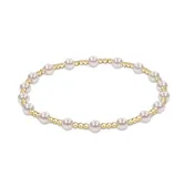 enewton Classic Pearl Sincerity Pattern 4mm Bead Bracelet
