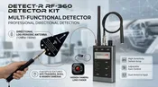 Detect-R RF-360 Multi-functional Detector GPS Camera’s RF Magnet and More