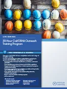 30-Hour Cal/OSHA Outreach Training Program (5-Day)