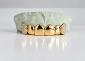 Diamond Studded Fangs Grillz DQ1035