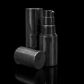Impact 15 ML PCR Black PP Airless Bottle with Mono-Material Pump