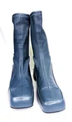 Jil Sander Blue High Ankle Fashion Boots