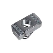 #10-32 Short Spring Nut - Electro-Galvanized