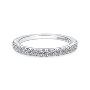 14K White Gold Matching Wedding Band